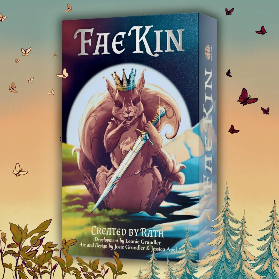 FaeKin tabletop card game product photo from Lioness Games