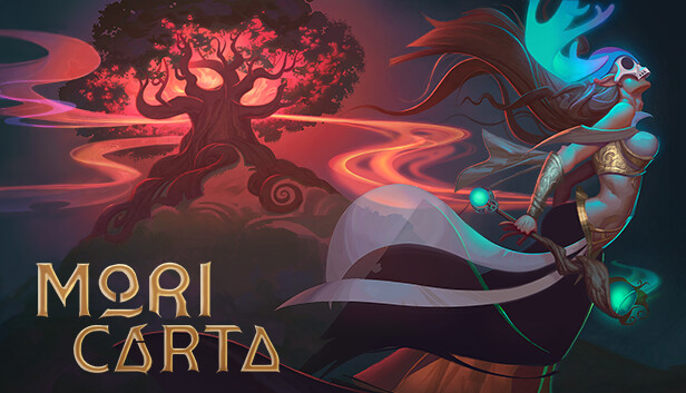 Mori Carta key art and card game world
